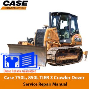 Case 750L and 850L dozer service repair manual, providing essential guidelines for maintenance and troubleshooting