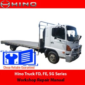 2003 Hino Truck FD, FE, SG Series Workshop Repair Manual, displaying the truck's image and essential repair information