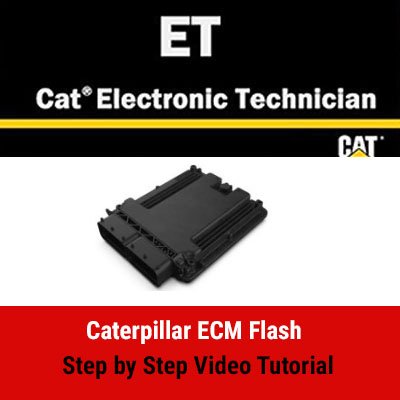 caterpillar ecm flash