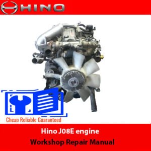 Hino J08E engine Workshop Repair Manual