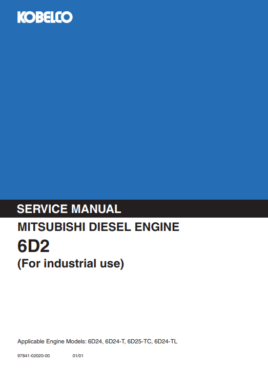 mitsubishi 6d24 engine manual