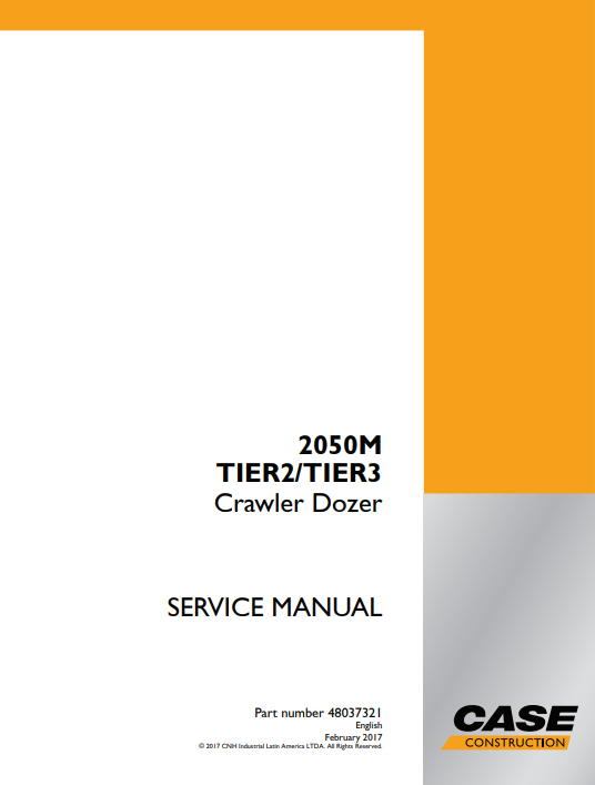 Case 2050M Dozer Service Repair Manual - Image 2
