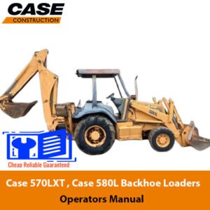 Parts manual for Case 570LXT and 580L Backhoe Loaders Series 2, detailing components and assembly instructions
