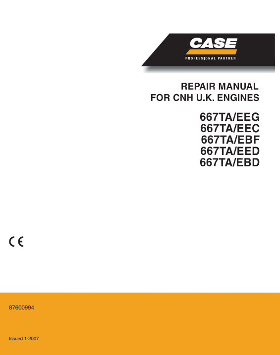 CHN 667TA/EEG,667TA/EEC,667TA/EBF,667TA/EED,667TA/EBD Engines Repair Manual - Image 2