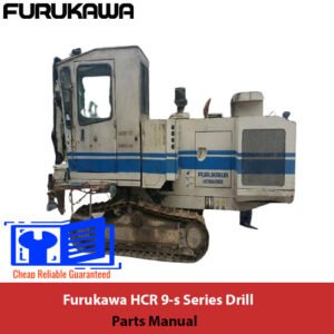 Furukawa HCR 9-S Series Drill Parts Manual cover featuring detailed diagrams and parts list for maintenance and repair