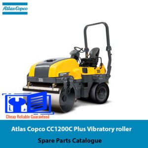Atlas Copco CC1200C Plus Vibratory Roller Spare Parts Catalogue, displaying various components and their descriptions