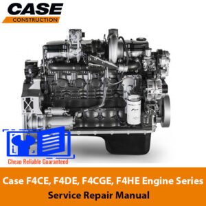 Comprehensive service manual for Case Engine series F4CE, F4DE, F4CGE, and F4HE, outlining repair and maintenance guidelines