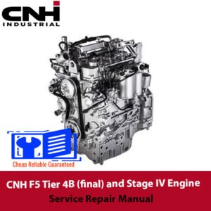 Service repair manual for CNH F5 Engine Series, showcasing diagrams and essential maintenance guidelines