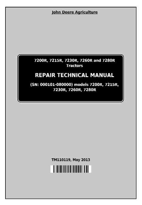 john deere 7230r service manual