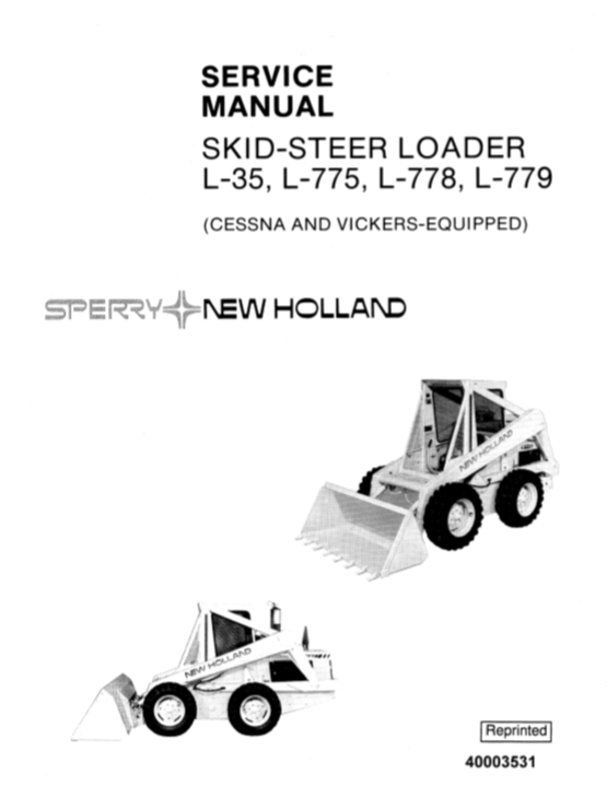 new holland l775 service manual