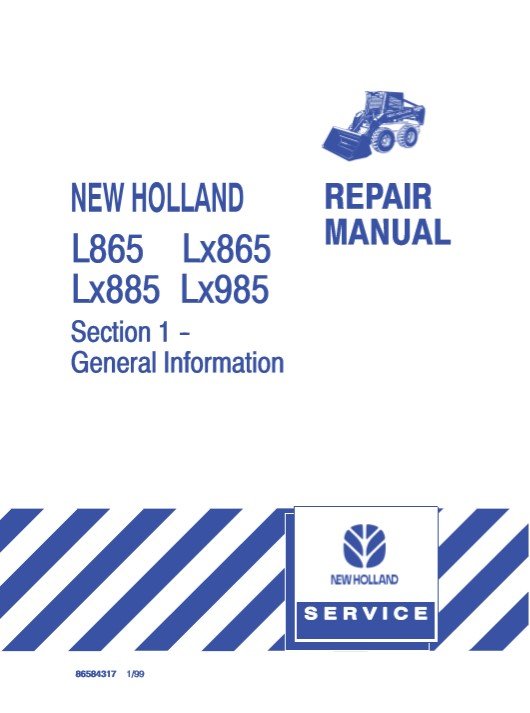 new holland lx885 manual