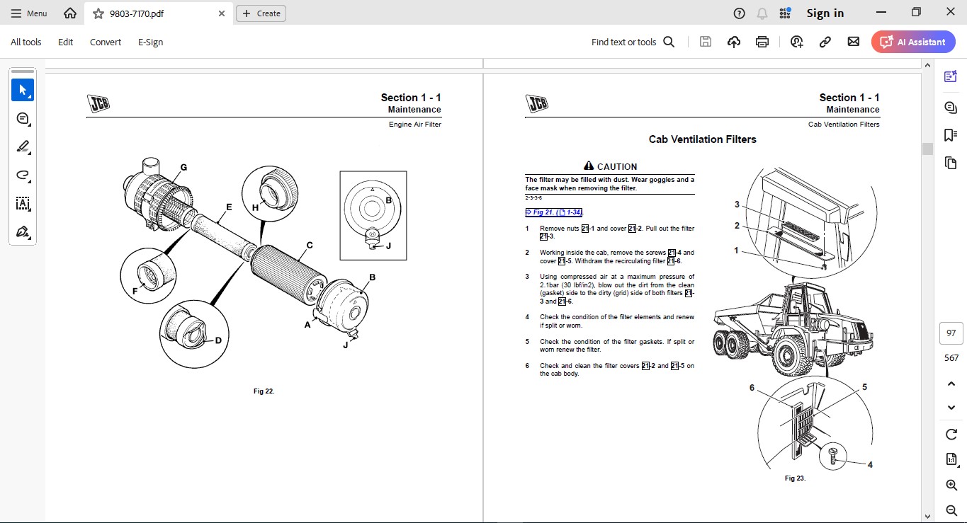 JCB 722 JCB 722 https://repair-manuals.net/product/jcb-722-articulated-dump-truck/