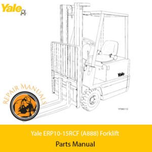 Yale ERP10-15RCF Forklift Parts Manual, displaying comprehensive diagrams and parts listings for effective forklift maintenance