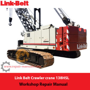 link-belt crane service manual