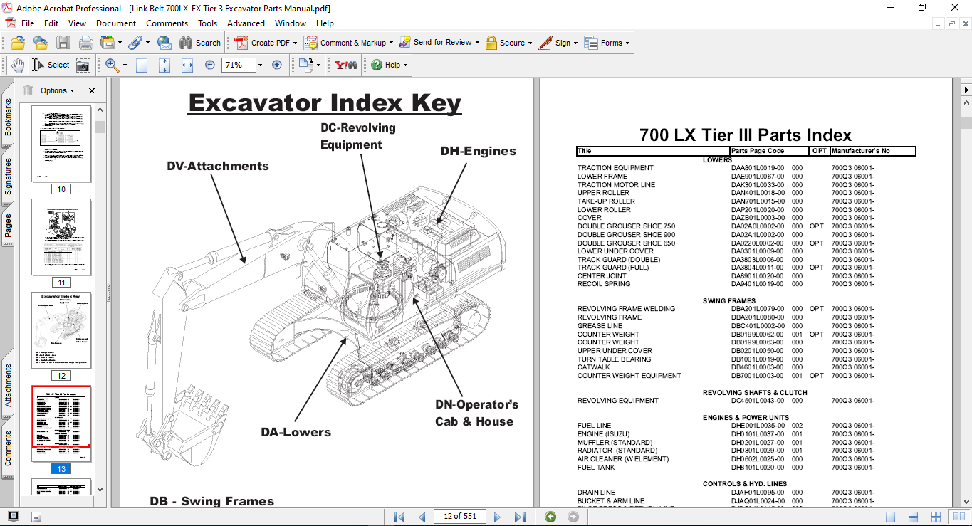 link belt 700lx link belt 700lx