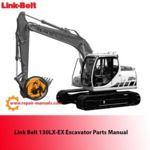 Parts manual for Link Belt 130LX-EX Excavator, showcasing diagrams and specifications for efficient maintenance and repairs