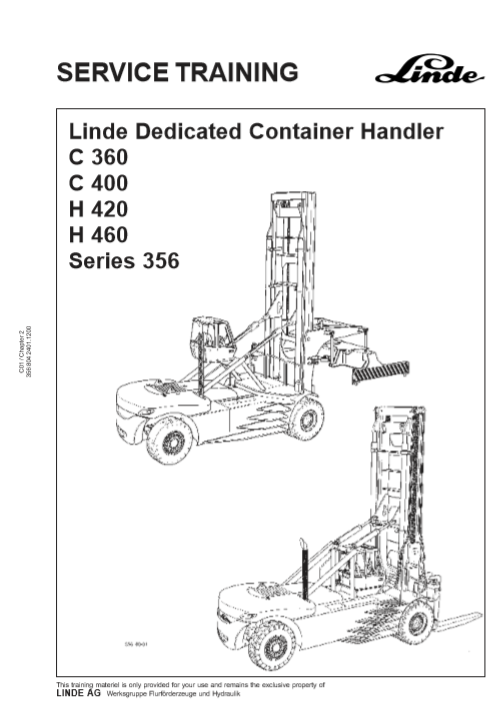linde service training manual