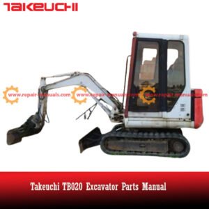 Detailed parts manual for Takeuchi TB020 excavator, essential for understanding components and performing repairs