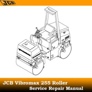 Service Repair Manual for JCB Vibromax 255 Roller, showcasing detailed diagrams and maintenance instructions