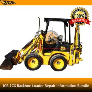 Detailed repair information bundle for JCB 1CX Backhoe Loader, providing manuals and guides for optimal maintenance