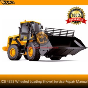 JCB 435S Wheeled Loading Shovel Service Repair Manual, highlighting essential maintenance and repair information