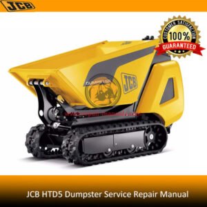 JCB HTD5 Dumpster Service Repair Manual with images and instructions for effective service and repair procedures