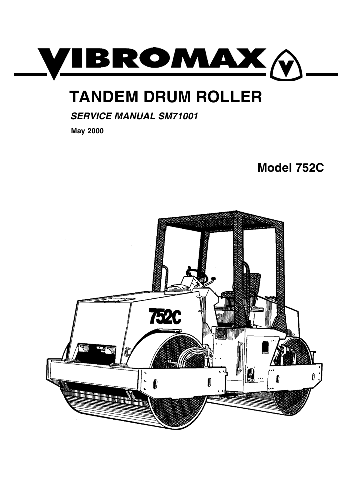 JCB Vibromax 752C Roller Service Repair Manual - Image 2