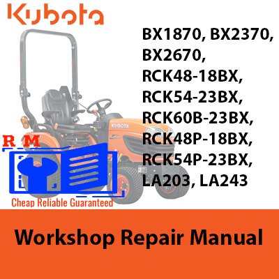 kubota rck54-23bx operators manual