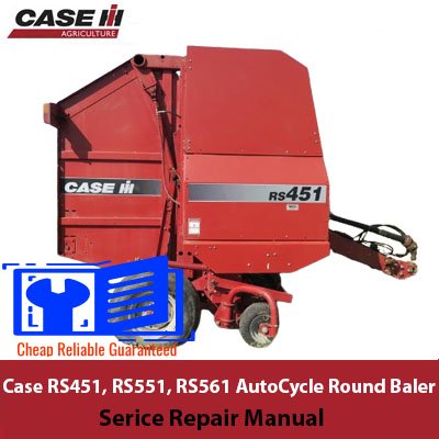 Case RS451 Round baler Case RS551 Round baler Case RS561 Round baler
