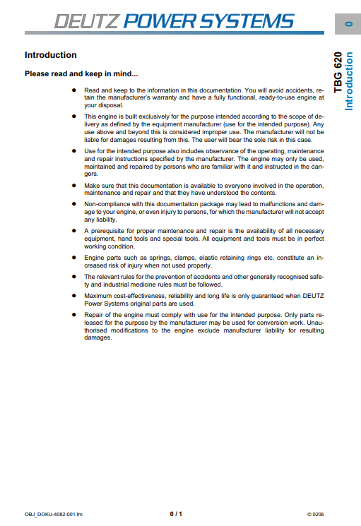 Deutz TBG 620 Deutz TBG 620 https://repair-manuals.net/product/deutz-tbg-620-engine-operation-manual/