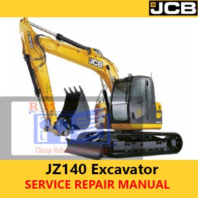 JCB JZ140 Excavator Service Manual