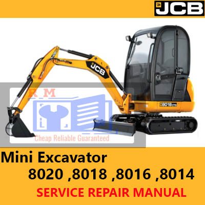 JCB Mini Excavator 8014 8016 8018 8020