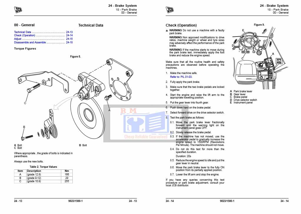 JCB SD70, SD80 Axle Service Repair Manual