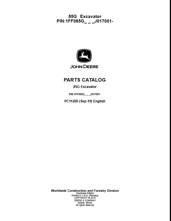 John Deere 85G John Deere 85G https://repair-manuals.net/product/john-deere-85g/