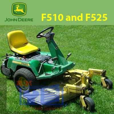 John Deere F510 and F525 Residential Front Mowers Workshop Manual