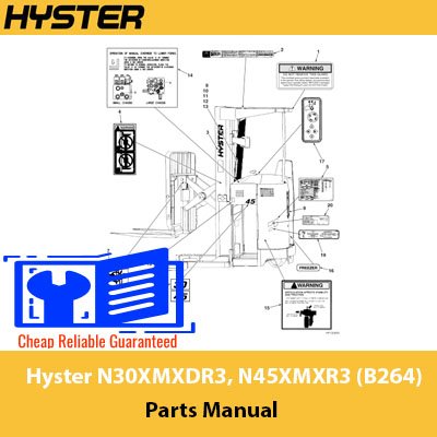 Hyster N30XMXDR3 Reach Truck Hyster N45XMXR3 Reach Truck