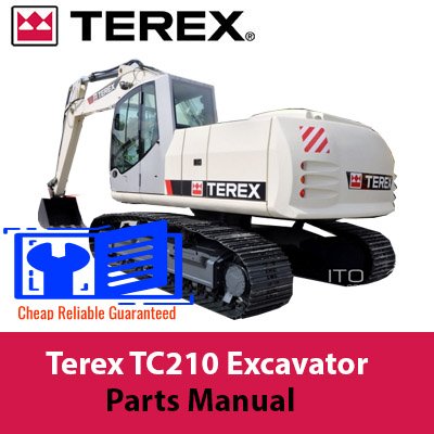 Terex TC210 Excavator Parts Manual