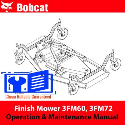 bobcat Finish Mower service manual