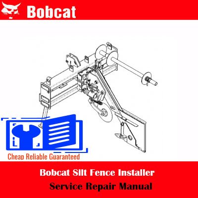 bobcat silt fence installer attachment