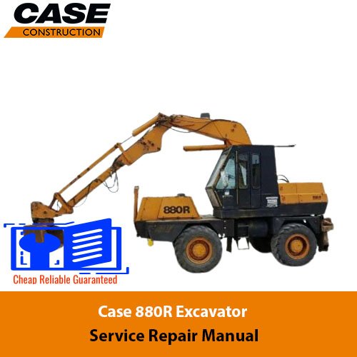 case excavator service manual