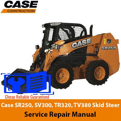 Case SR250 Case SR300 Case TR320 Case TV380