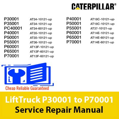caterpillar forklift service manual pdf