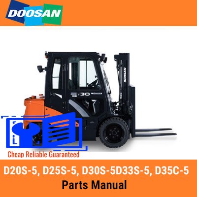 doosan d20s-5 parts manual