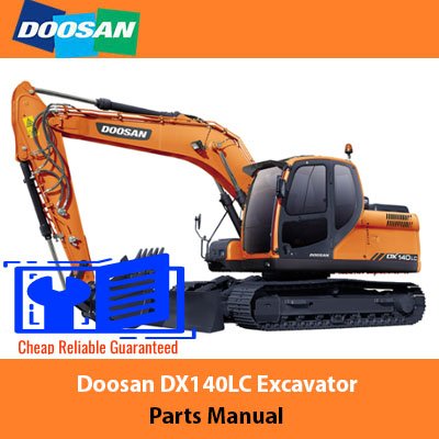 doosan dx140lc parts manual