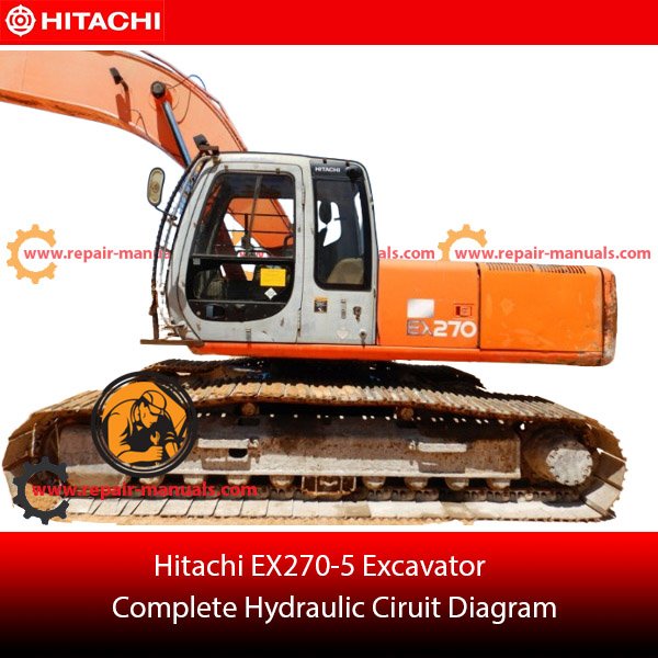 Excavator hydraulic circuit diagram for hitachi excavators