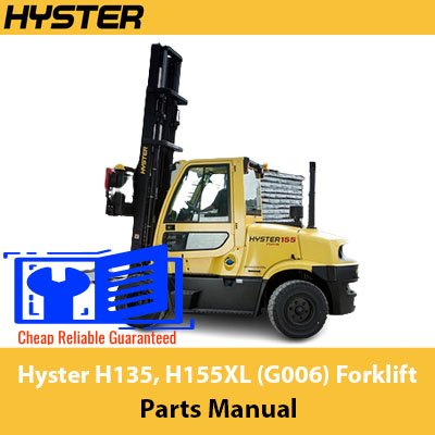 hyster h155xl parts manual