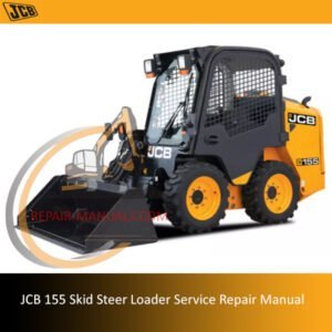 Service Repair Manual for JCB 155 Skid Steer Loader, showcasing diagrams and maintenance instructions