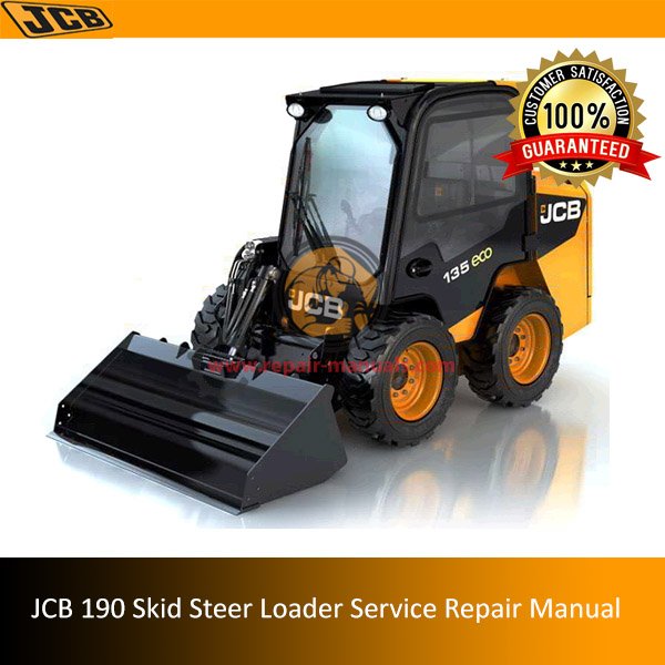 Service repair manual for JCB 190 Skid Steer Loader