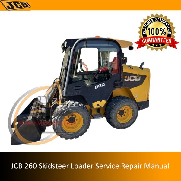 Service repair manual for JCB 260 Skidsteer Loader