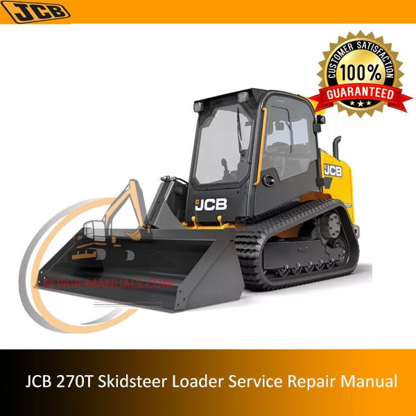 Service repair manual for JCB 270T Skidsteer Loader
